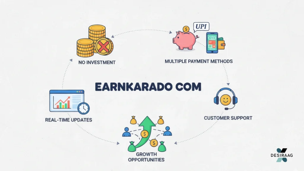 advantages of earnkarado com for easy online earning 