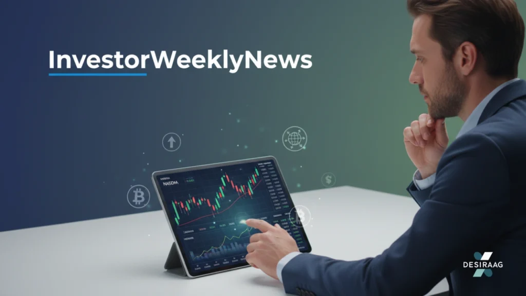 investorweeklynews dashboard with financial charts