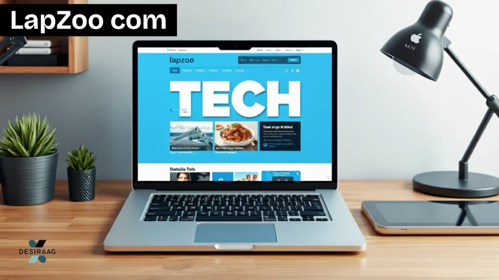 lapzoo com tech platform with laptop and gadget analysis