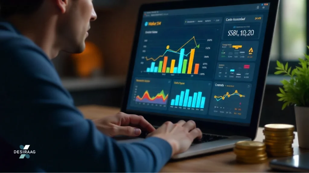 make1m.com digital financial dashboard