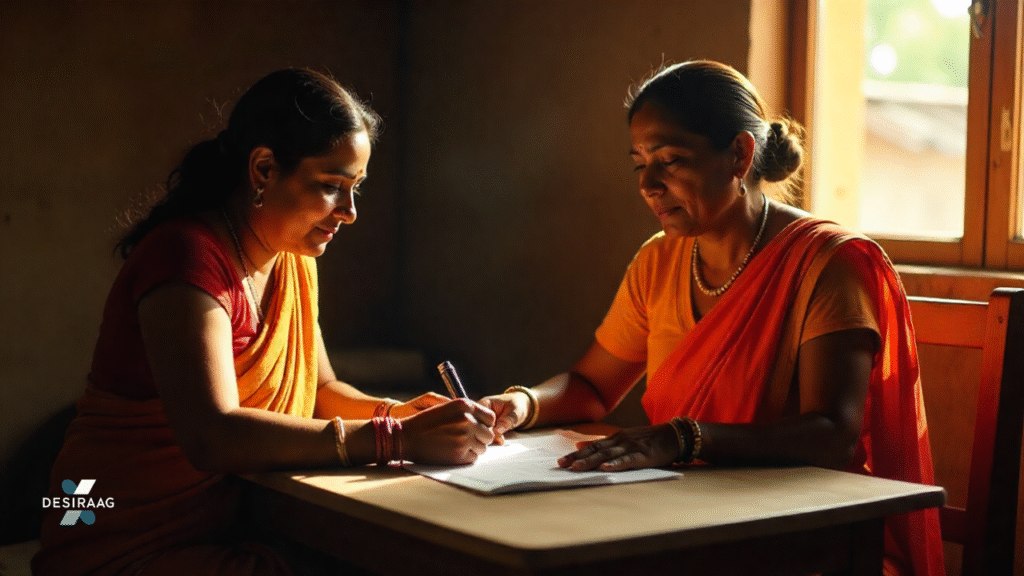 rural women attending ltfs merc financial training session