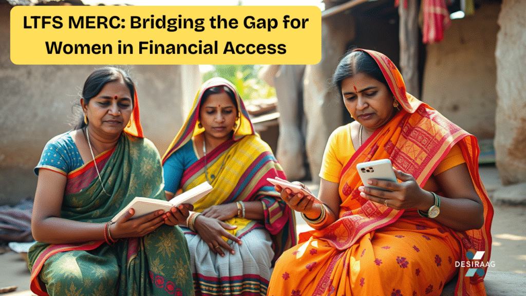 rural women using smartphones for ltfs merc digital banking